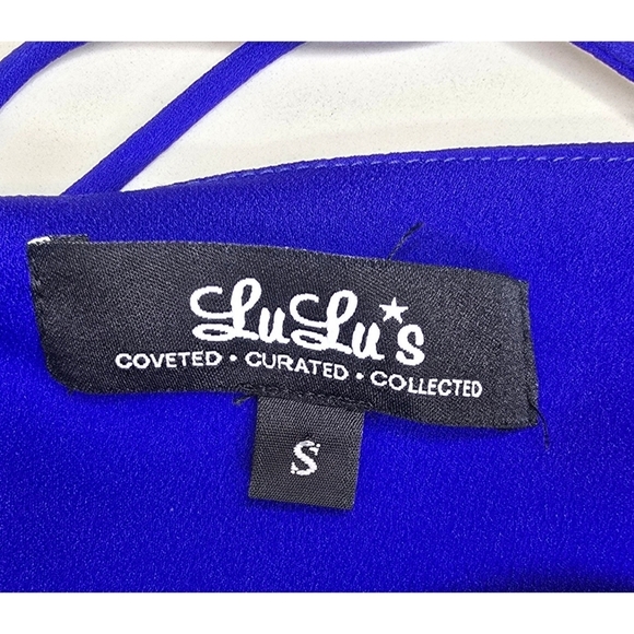 Lulu’s Cobalt Blue Dress, Size Small - Picture 8 of 9